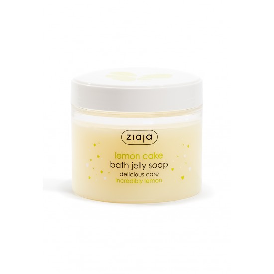 delicious skin care - ziaja - cosmetics - Lemon cake Bath jelly soap 260ml COSMETICS